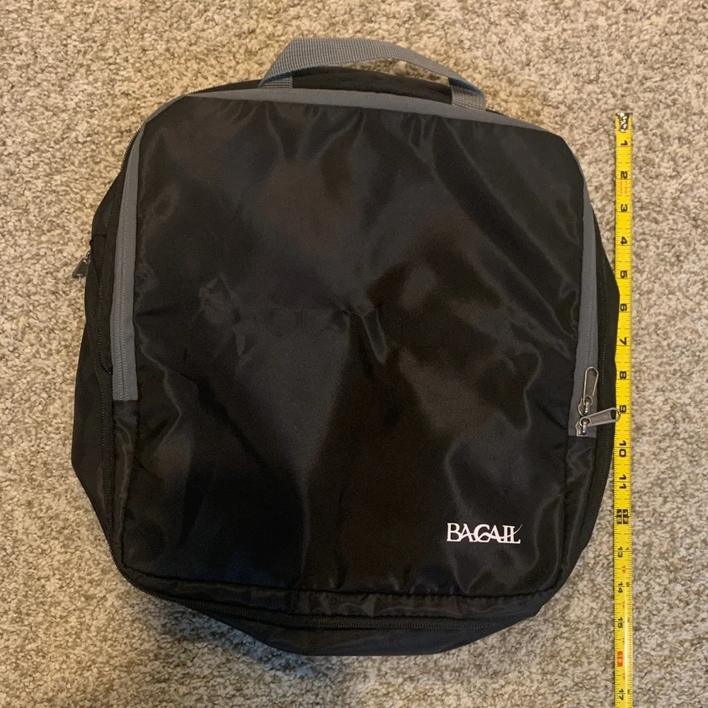 Black Travel Organizer Set